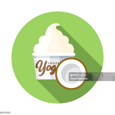 Coconut Frozen Yogurt Flavor Icon High-Res Vector Graphic - Getty Images