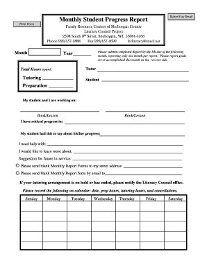 18 Printable student progress report template high school Forms ...
