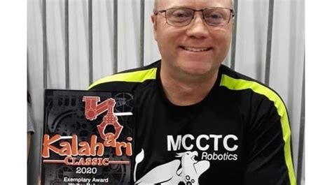 MCCTC engineering instructor receives Exemplary Award at robotics ...