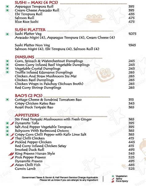 Menu at Asia Kitchen By Mainland China, Pune, Store EB/SF/15