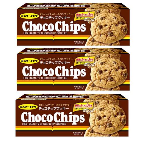 Mr. Ito Choco Chips Rich Chocolate Chip Cookies 15ct. (Pack of 3 ...