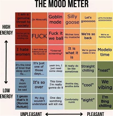 Mood Meter Chart
