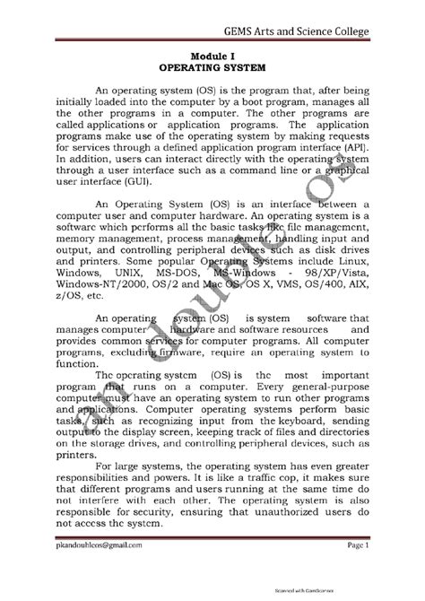 Operating System Class 12th One Shot 的图像结果