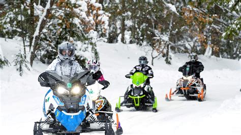 Snowmobiling - Vilas County, WI