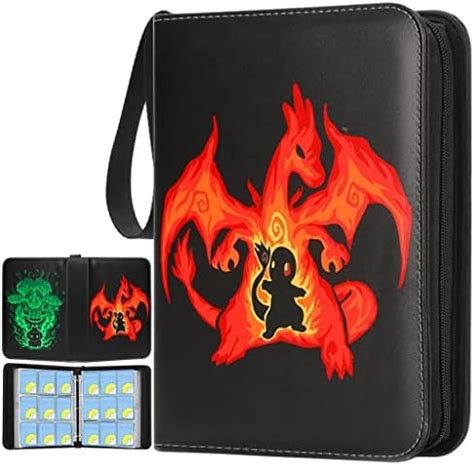 PATPAT® 240Pcs Card Holder 3'' Trading Cards Organizer Holder Double ...