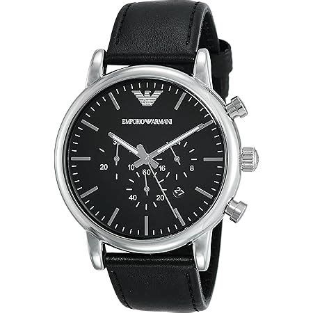 Emporio Armani Analog Black Dial Men's Watch-AR1676 : Amazon.in: Fashion