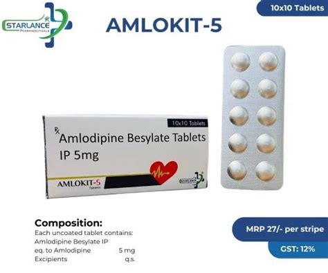 Pharmaceutical Injection - Amlodipine Besylate 5mg Tablets Trader ...