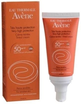 Avene Sunscreen - SPF 50 PA+ Eau Thermale Very High Protection SPF 50 ...