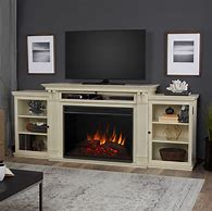 Image result for Real Flame Frederick TV Stand For Tvs Up To 78%22 W%2F Electric Fireplace Included Wood In Brown %7C Wayfair %7C JFP1542_11189056