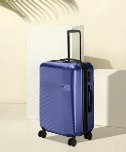 NASHER MILES Hard-Side Polycarbonate in Luggage Bag Steel Blue Trolley ...