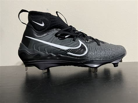 Nike Alpha Huarache NXT Black Metal Baseball Cleats Zoom Air DJ6517-010 ...