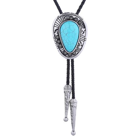 Buy Howling Wolf Bolo ties, Native American Western Cowboy Natural ...