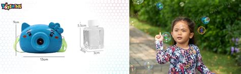 Buy Toyshine Kitty Face Bubble Camera Toys for Kids, Toddler with Music ...