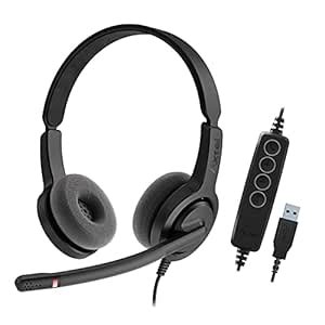 Axtel Unified Communications Headset Voice UC28 Duo with Advanced Noise ...