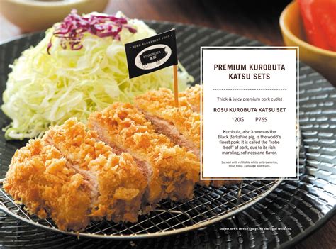 Yabu Menu - House of Katsu + List of Branches - Escape Manila