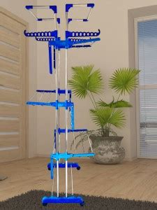 Best 4U Steel, Aluminium, Plastic Floor Cloth Dryer Stand JUMBO DOUBLE ...
