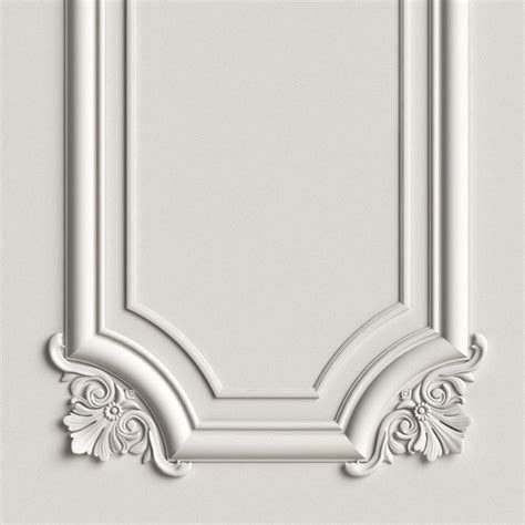 Buy Grey Wallpaper with 3D Moulding Design Online (India) – Life n Colors