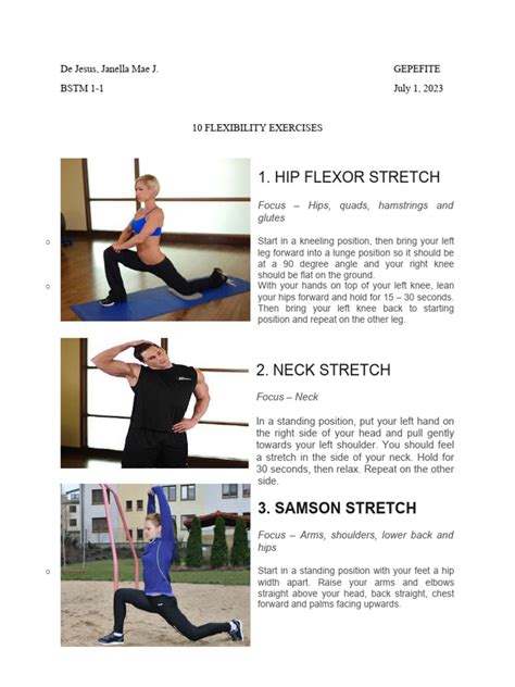 Flexibility Exercises Examples 的图像结果