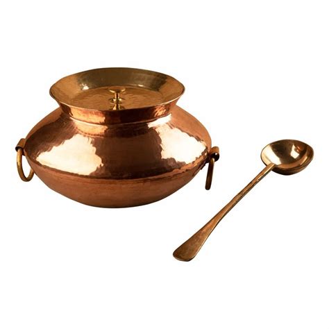 Buy P-TAL Brass Patili Karchi | Karchi/Golchi for Dinnerware and ...
