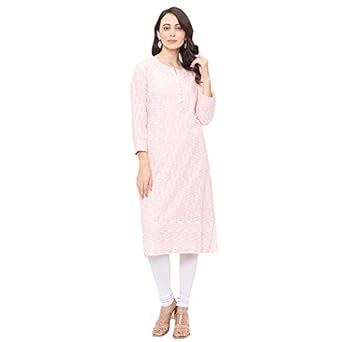 Buy ZOLA Exclusive Cotton Round Neck with 3/4th Sleeves and Calf Length ...