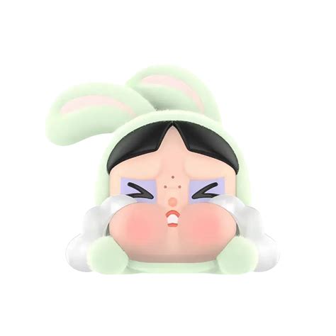 Pop Mart CRYBABY x Powerpuff Girls Series Bunny Buttercup Figure