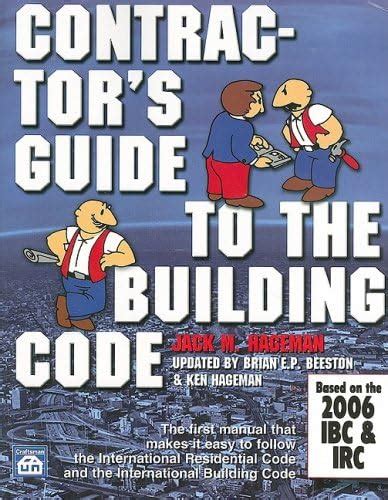 Buy Contractor's Guide to the Building Code: Based on the 2006 Ibc ...