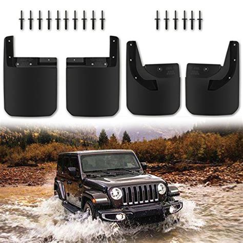 Buy 2018 Jeep Wrangler JL JLU New Body Style Deluxe Splash Guards ...