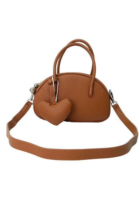 Caramel Curve Mini Bag With Sling || NoLabels - Nolabels.in