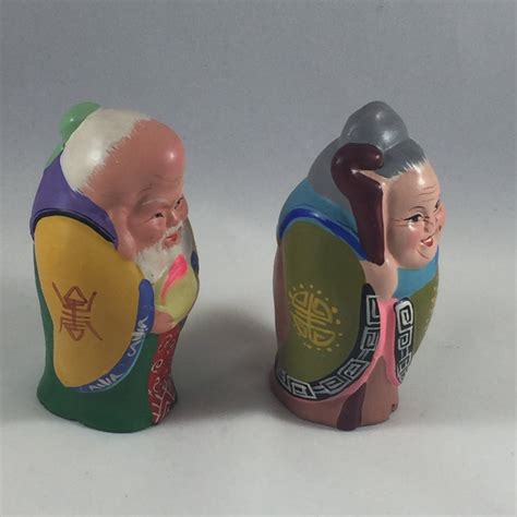Buy Vintage Authentic Wuxi Huishan Clay Figurines, Chinese Folk Art ...