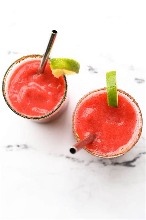 5-Minute Frozen Strawberry Daiquiri Mocktail - Real Simple Good
