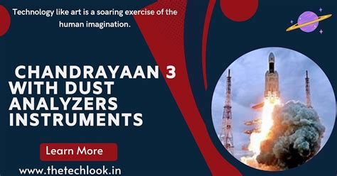 THE TECH LOOK: Chandrayaan 3 with Dust analyzers instruments