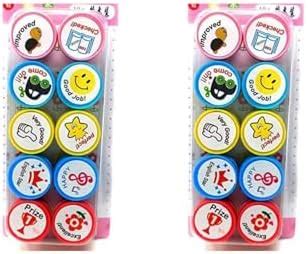Crackles Kids Stamp Set Motivation Sticker School Scrap booking Self ...