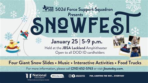 JBSA Snowfest 2024, Lackland Air Force Amphitheatre, San Antonio, 25 ...