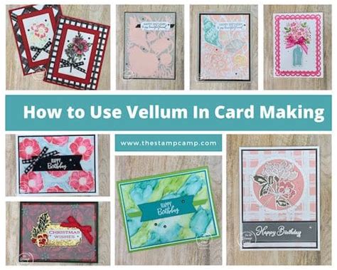 Image result for Using Patterned Vellum Card Making