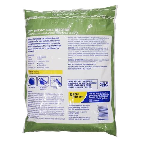 Zep 3-lb Powder Spill Absorbent ZUABS3 at Lowes.com