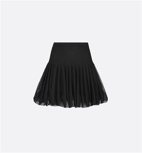 Balloon Miniskirt Black Tulle | DIOR