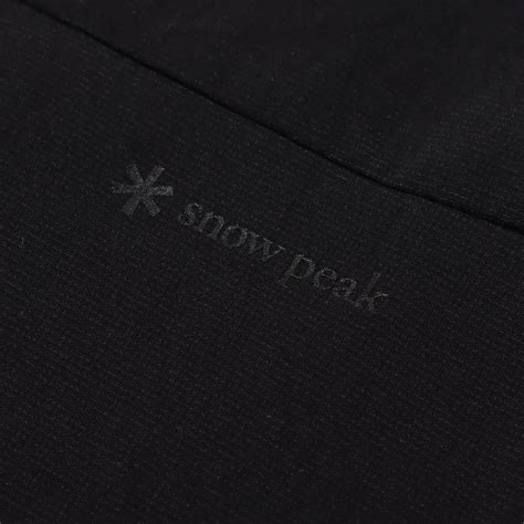 snow peak Breathable Quick Dry Shirt Black 23SP-I（スノーピーク クイックドライ シャツ ...
