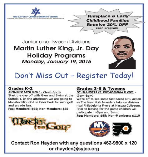 The Suffolk Y JCC Holiday Program | Commack, NY Patch