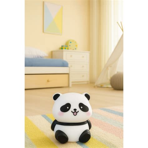 Cute Panda LED Night Lamp for Kids, Soft Glow Decorative Bedside Light