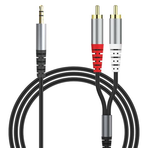 Amazon.com: RCA to 3.5mm AUX Cable, (1M/3.3Feet) 3.5mm 1/8 to RCA 2 ...
