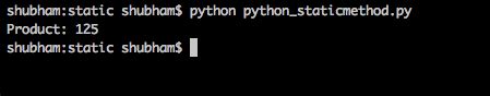 Image result for Static in Python Simple Example