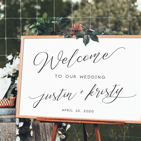 Welcome Wedding Sign Ideas
