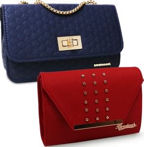 BANDICOOT Blue, Red Sling Bag WWF Fragrance Cross body Chain Sling bag ...