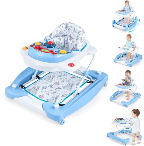 Amazon.com : BABY JOY 6-in-1 Baby Walker, Baby Walker with Wheels ...