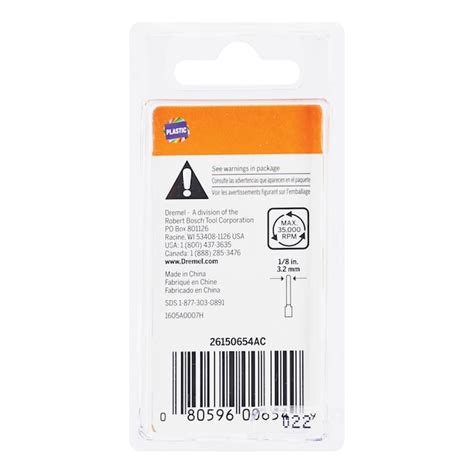 Dremel Steel 1/8-in Routing Bit Accessory 654-03 at Lowes.com