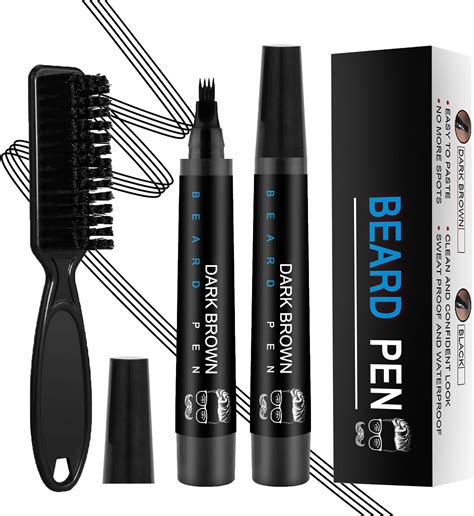 Amazon.com : Beard Pen Filler - Beard Pencil Filler for Men with Double ...