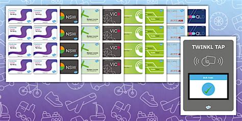 Australian Public Transport Cards (teacher made) - Twinkl