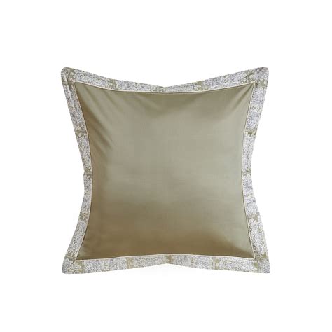 Buy Classical Impression Folkloric 100% Cotton Pillow Case Euro Set Green