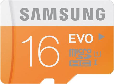 SAMSUNG MB-MP16D/IN Evo 16 GB MicroSDHC Class 10 48 MB/s Memory Card ...