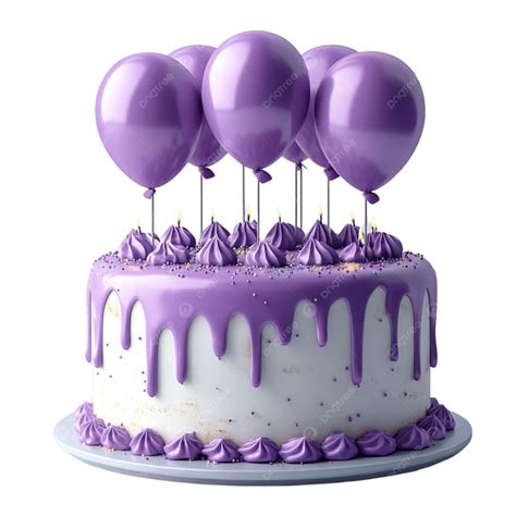 Happy Birthday Purple Cake Delight, Birthday, Purple, Delight PNG ...